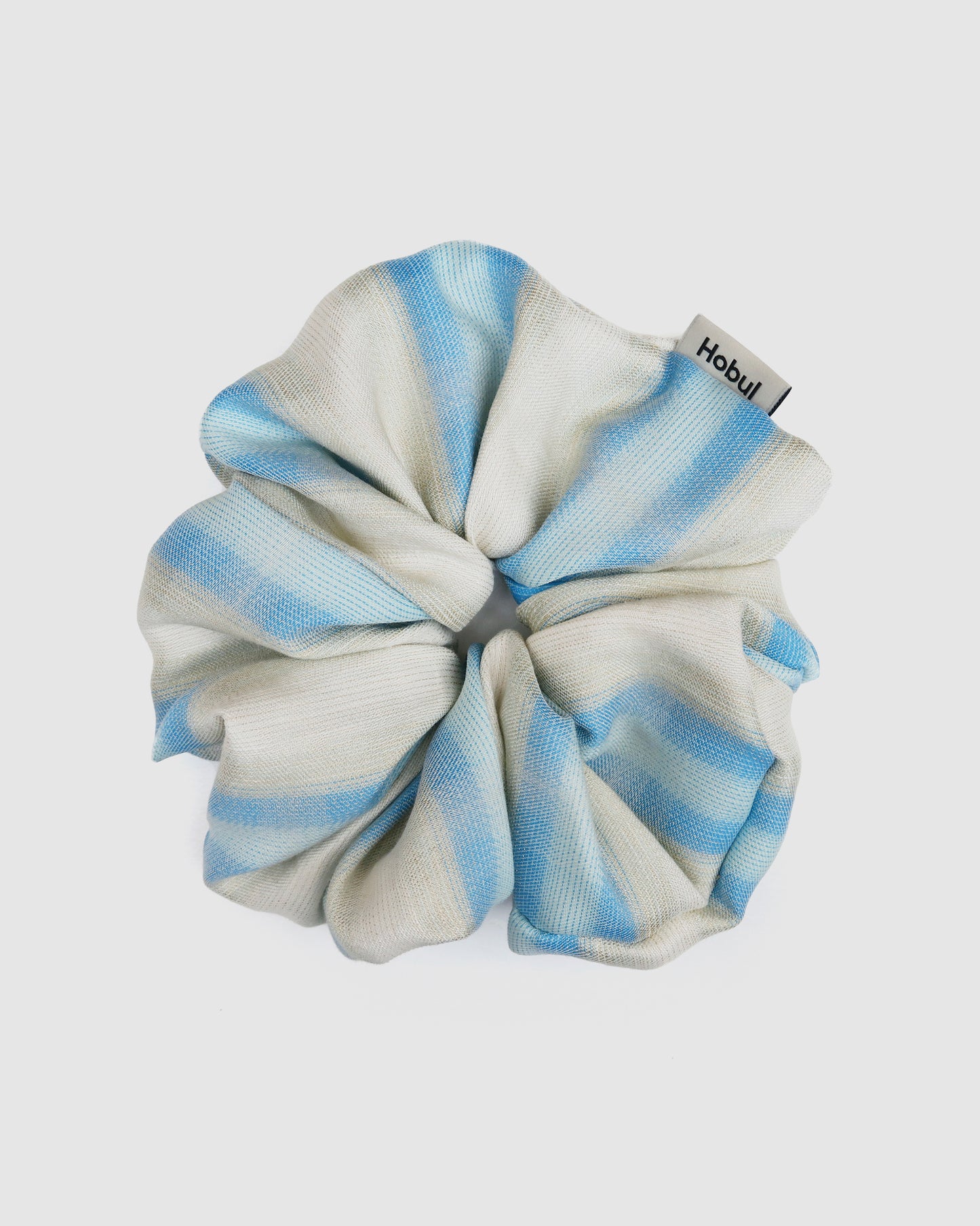 Classic Blue Shadow Stripe Linen