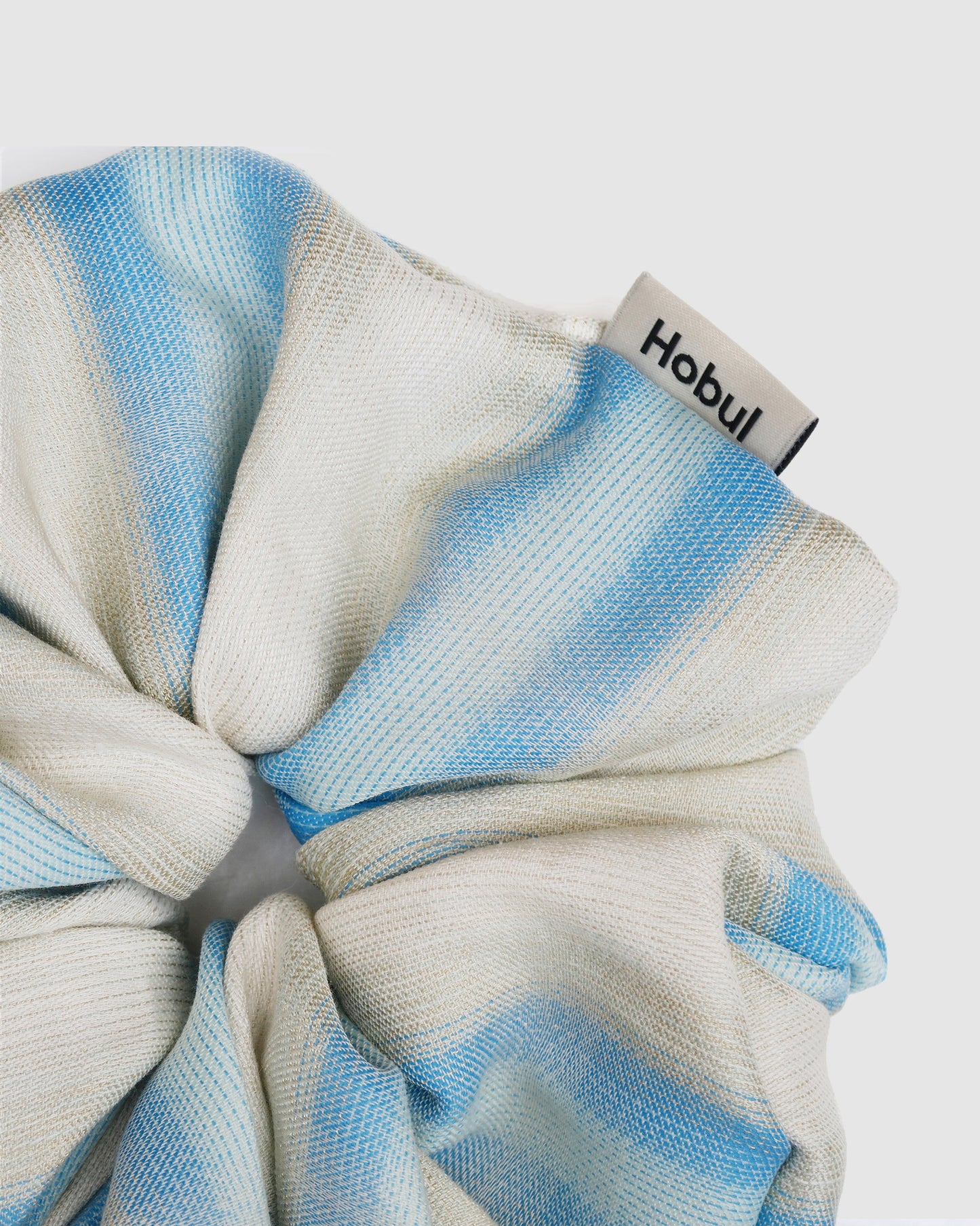 Classic Blue Shadow Stripe Linen